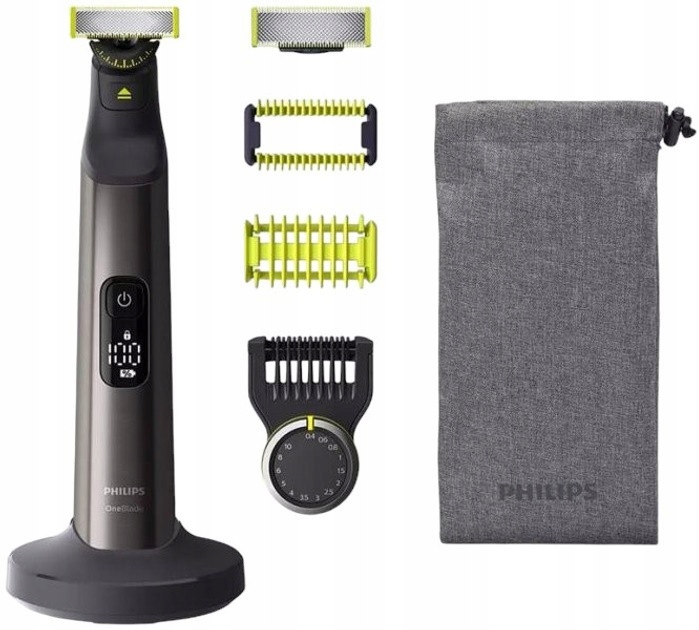 Golarka Philips Oneblade Pro QP6551/17 Face Body Do Brody Caiała 2 Ostrza
