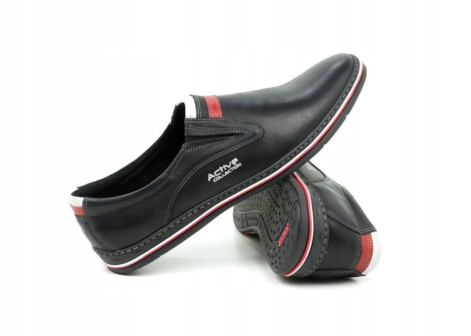 

Męskie buty casual czerń Joker od dobrebutypl