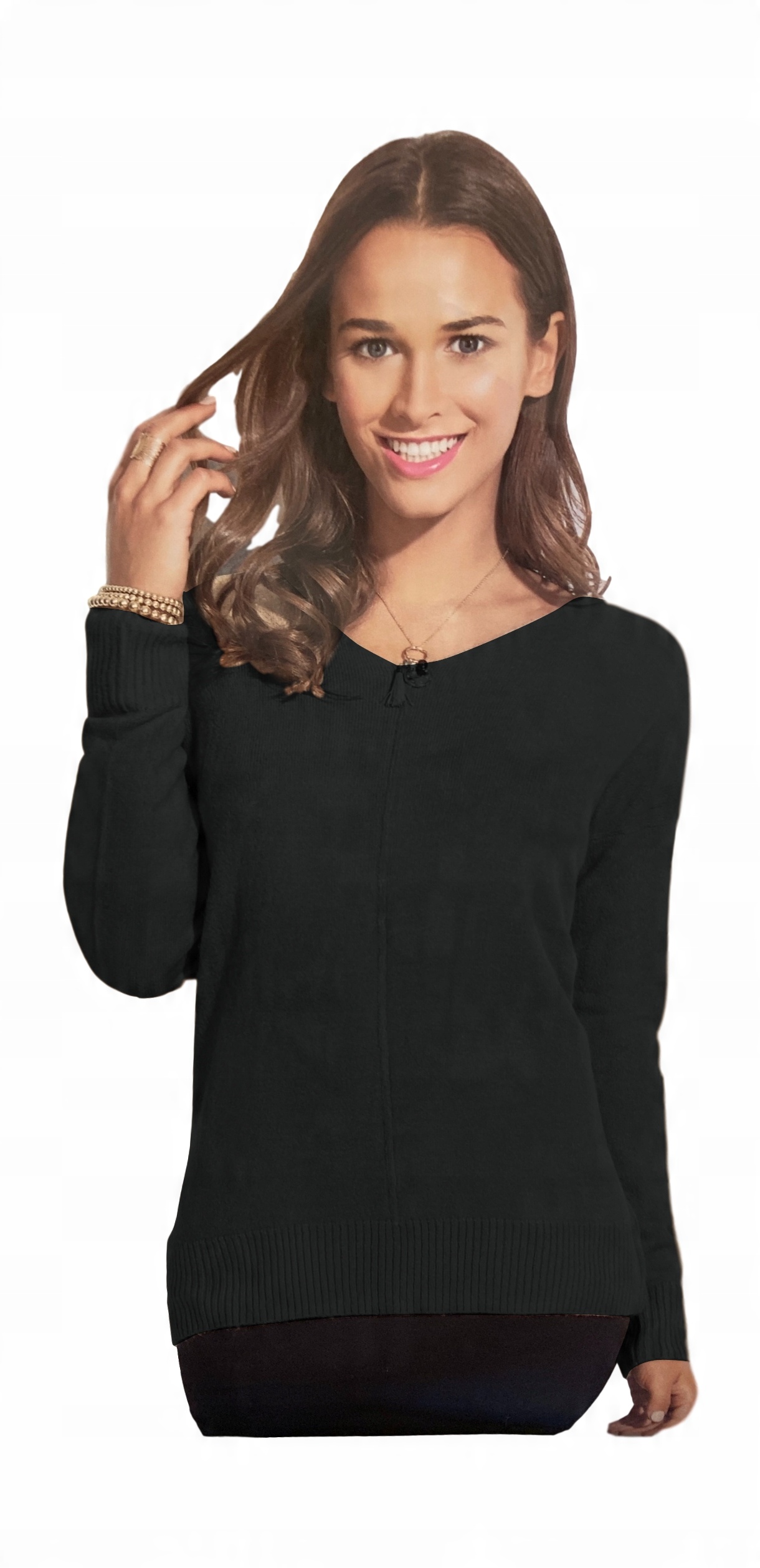 

Sweter Sweterek damski Czarny *M