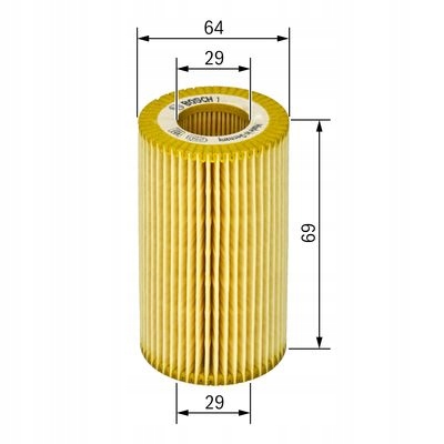 

Bosch Filtr oleju 1 457 429 249 Citroen