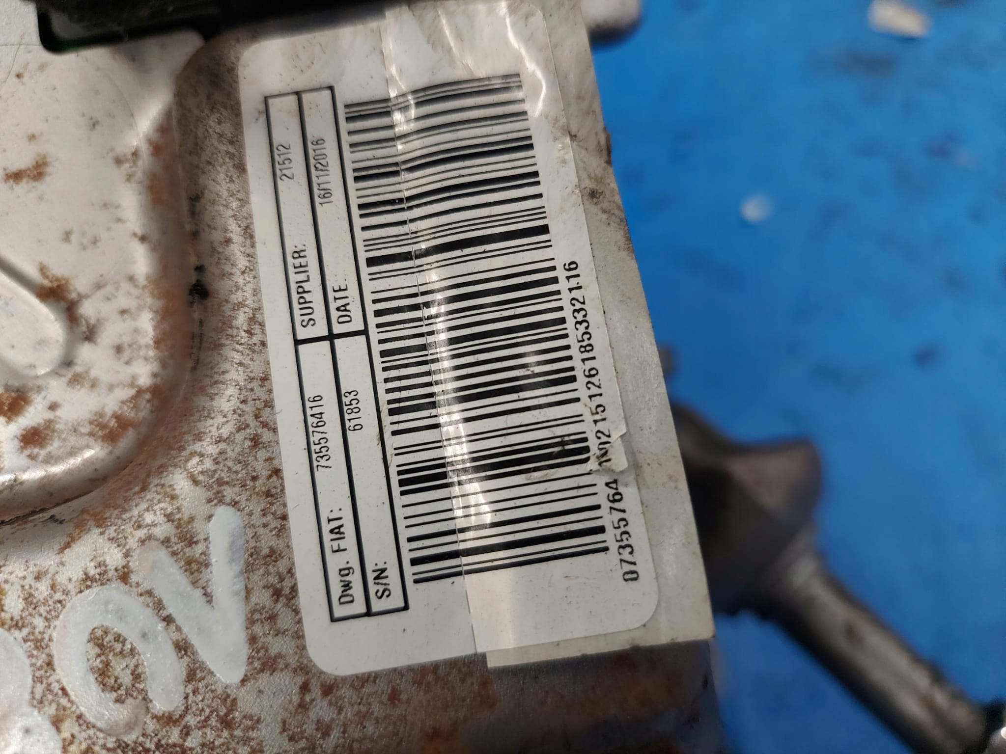 FIAT 500 control electrics 2816037210b