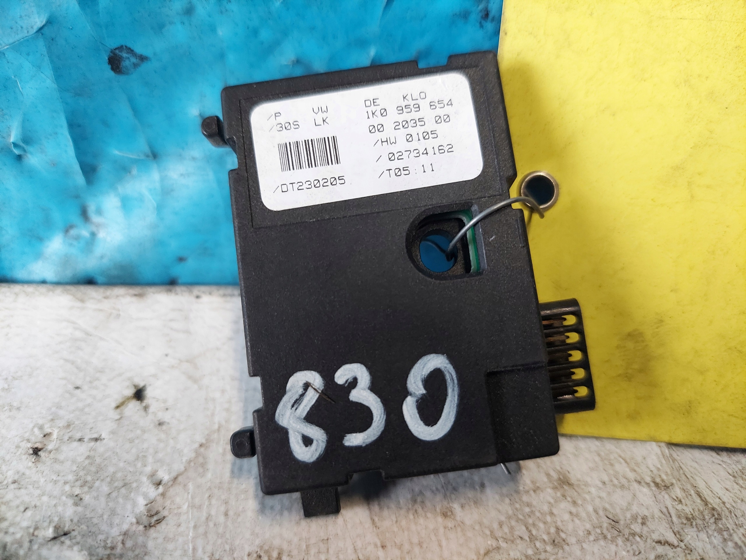 VW TOURAN 1K0959654 module sensor KATA steering