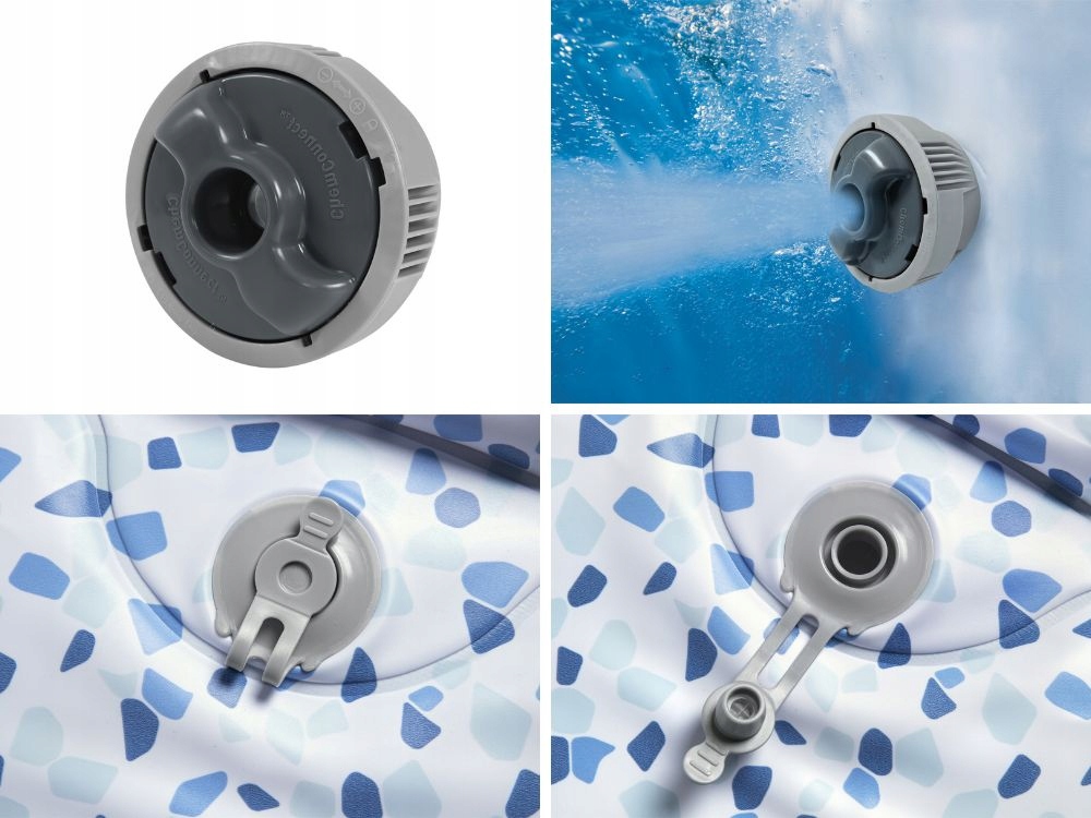 Dmuchane Ogrodowe Spa Hydromasaż Bestway Miami 4 osobowy FULL MODEL 2024 Kolor wewnętrzny biały