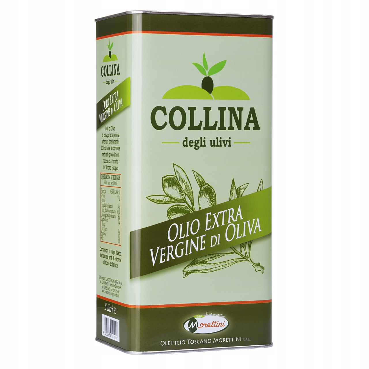 Levně Morettini Collina Olej Extra Vergine Plechovka 5L Itálie Toskánsko