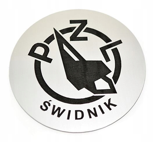 

Emblemat zbiornika Wsk 125 Pzl Świdnik grawerowany