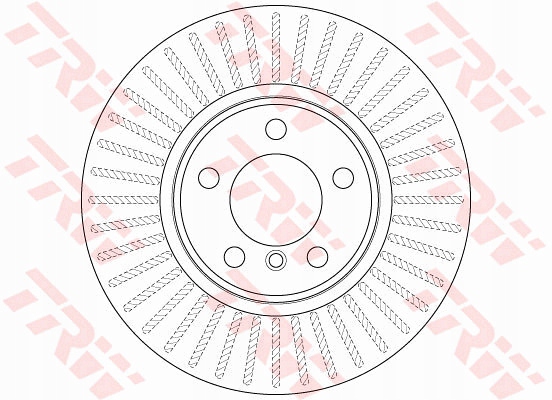 TRW ТОРМОЗНІ ДИСКИ ГАЛЬМІВНЕ Перед BMW 3 ( F30 , F80 ) Rodzaj диск Wentylowane foto 1
