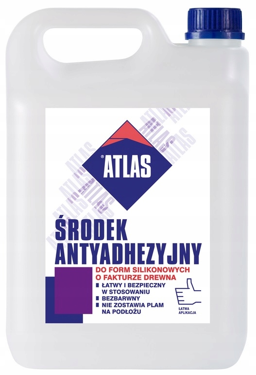 Atlas Środek Antyadhezyjny Do Form Silikonowych Przyspiesza Prace 5L