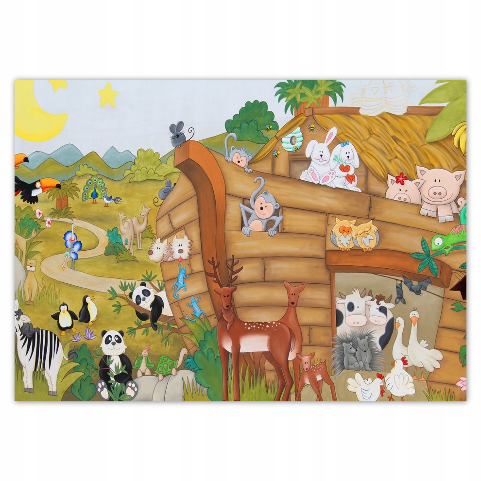 

Naklejki 70x50 Arka Noego Zwierzątka