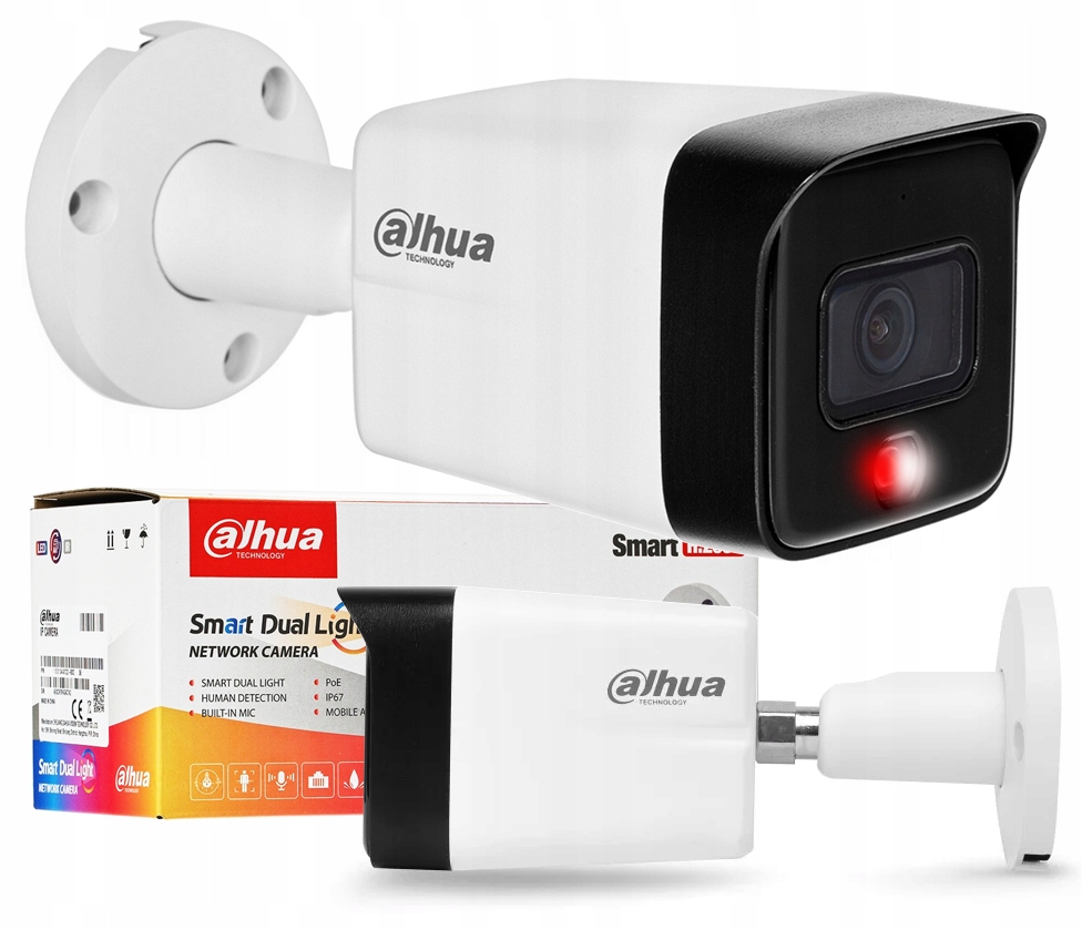 Venkovní Ip kamera 8MPx Dahua IPC-HFW1839TC-A-IL PoE Detekce Ai