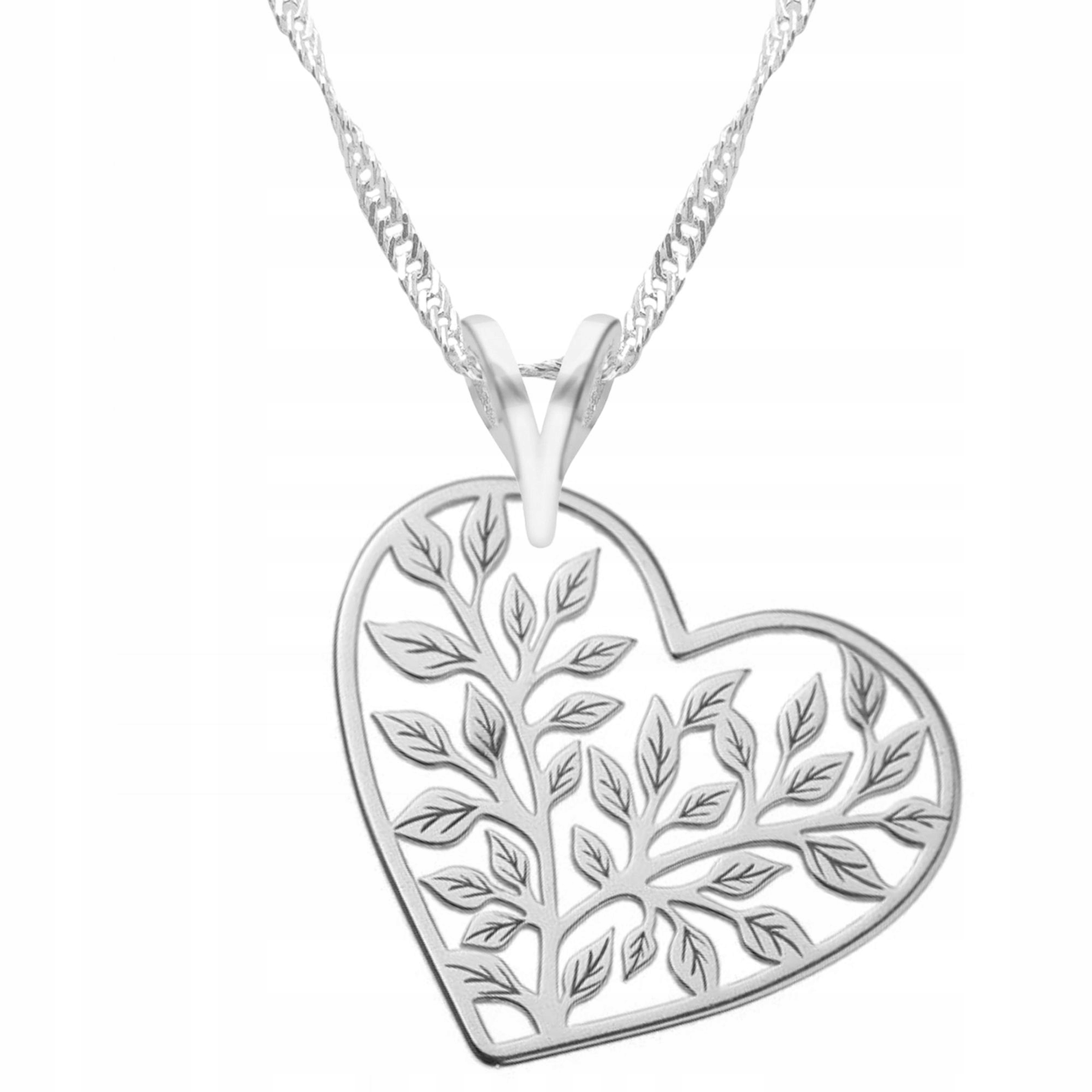 Stříbrný náhrdelník s ažurovým srdcem Srdíčko ažurové srdce Stříbro 925