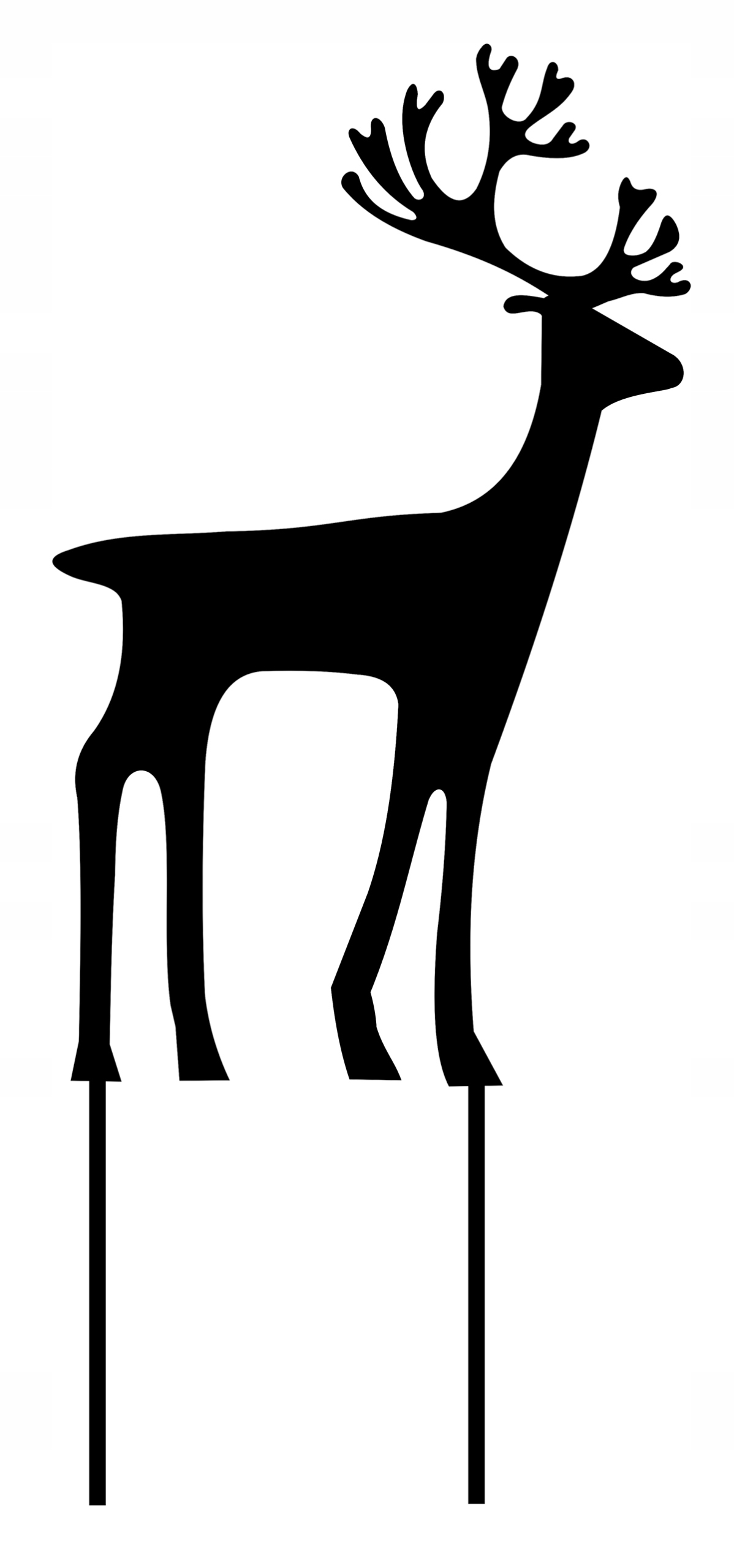 Sob Vánoční Dekorace Na Zatloukání, kovová