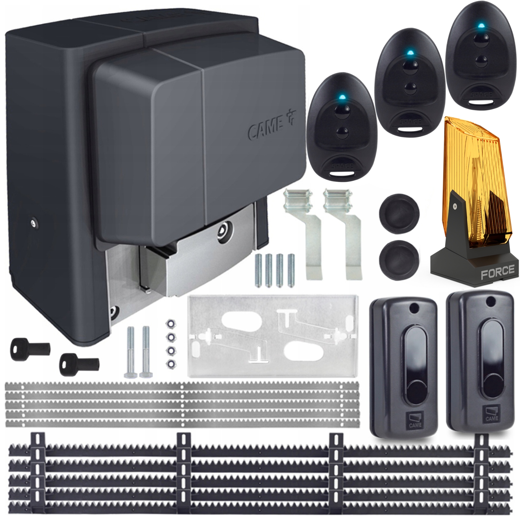 Set Came Bx Strong 3x Ovladač 800KG 5x Lišta Lampa