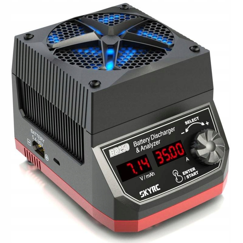 Skyrc BD250 Vybíjačka Tester Akumulátorov 250W 35A XT60 Discharger