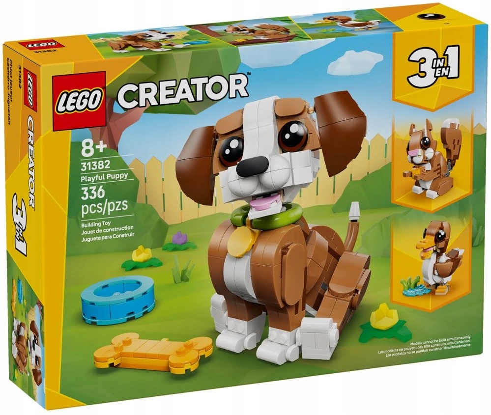 stavebnice Lego Creator Roztomilá zvířátka: rozzlobený štěně 31382