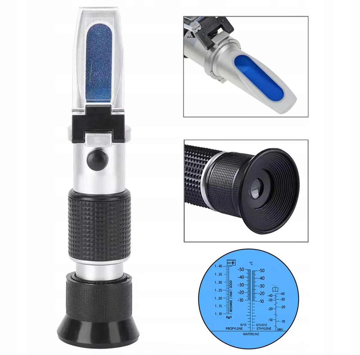 REFRAKTOMETR TESTER PŁYNU CHŁODNICZEGO ELEKTROLITU GLIKOMETR DO AUTA AG756 Marka Aptel