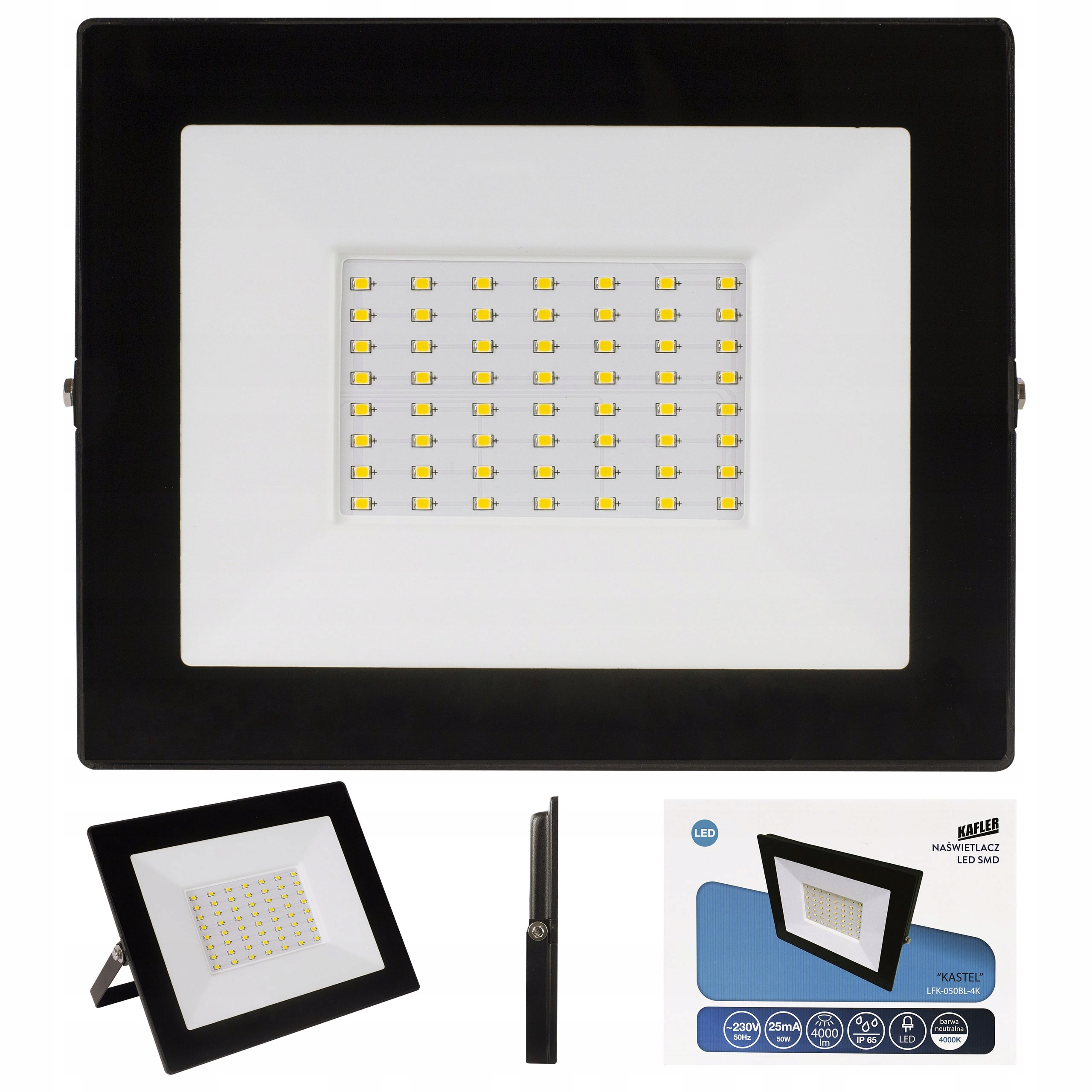 

Naświetlacz Halogen Lampa Led 50W 4000K4000LM IP65