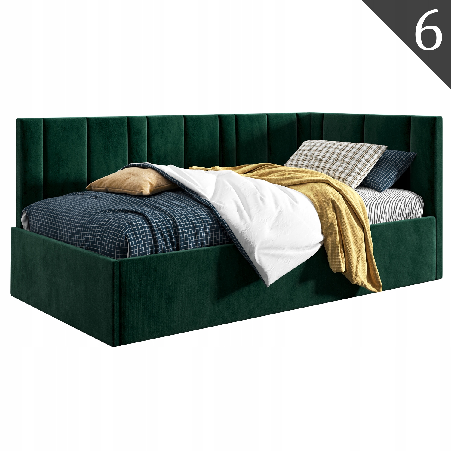 Łóżko młodzieżowe Tapczan 120x200 + POJEMNIK Rodzaj łóżka łóżko tradycyjne