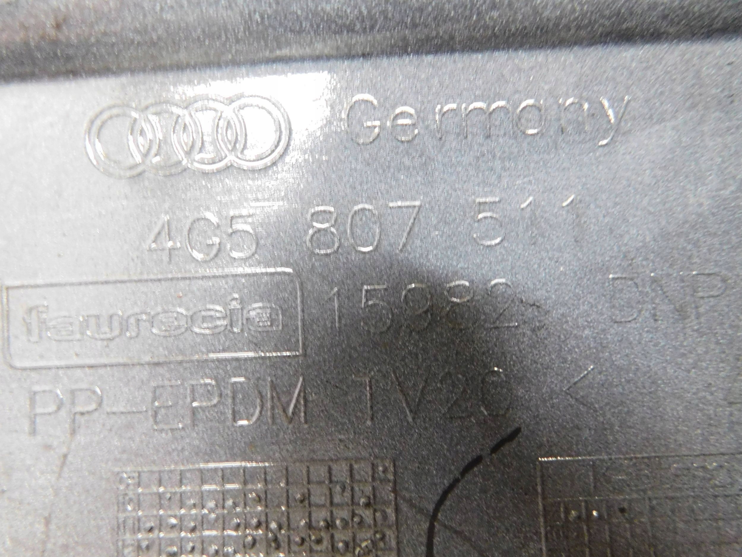 bumper rear part rear AUDI A6 C7 4G SEAN PDC 4G5807511