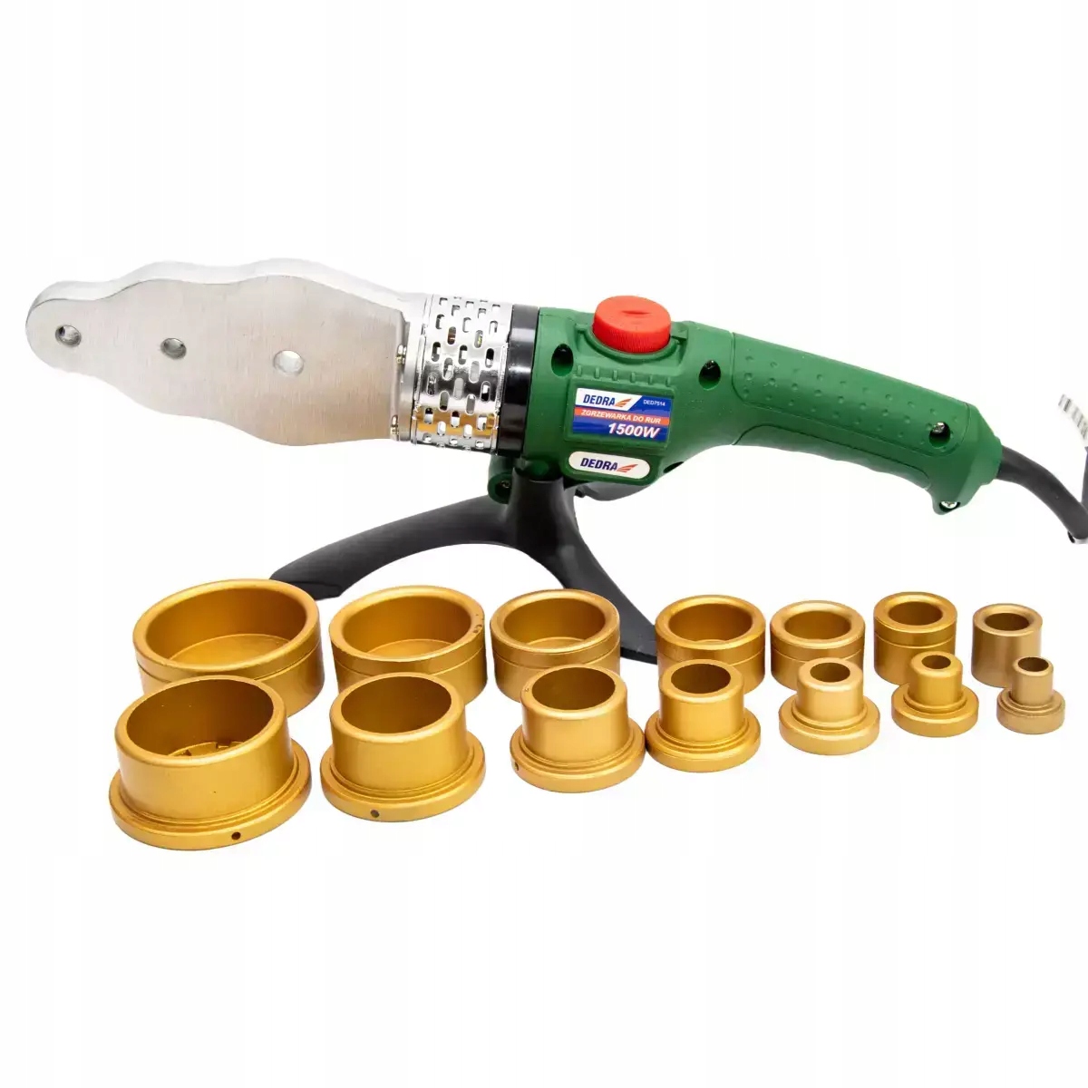 Svářečka plastových trubek a spojek DED7514 1500W 16-63 mm