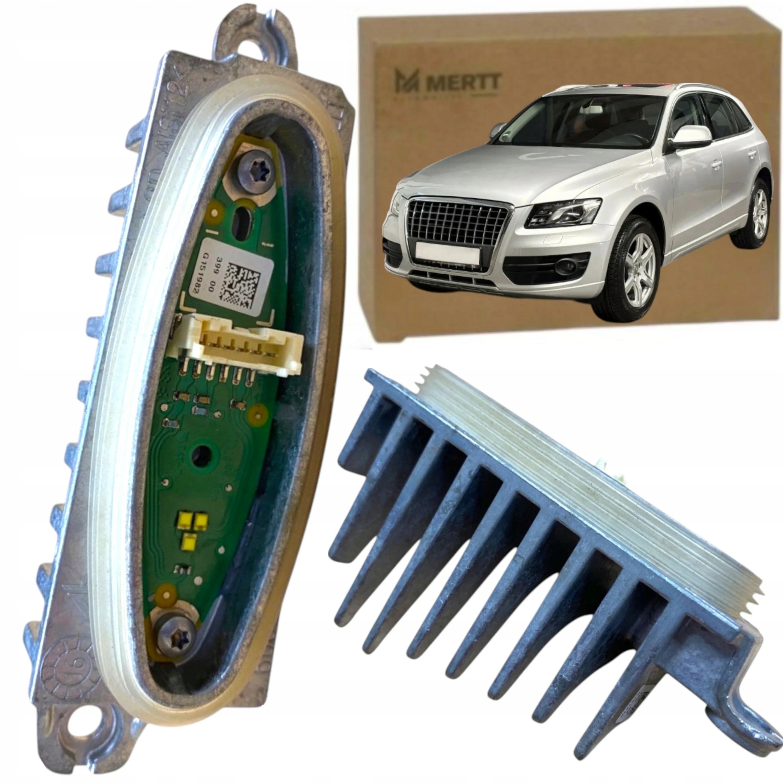 Audi Q5 80A 2016+ Modul řízení Led Pravý pro denní svícení Drl