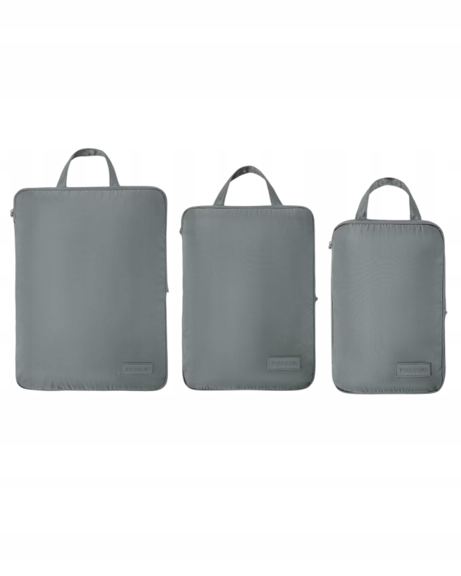 Sada kompresních cestovních organizérů Puccini ZOK-4 Šedá do kufru