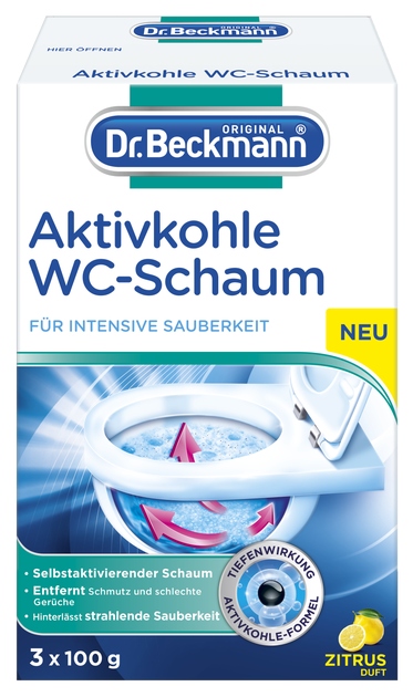 

Dr Beckmann Aktywna Piana z Węglem do Wc 3x100g De