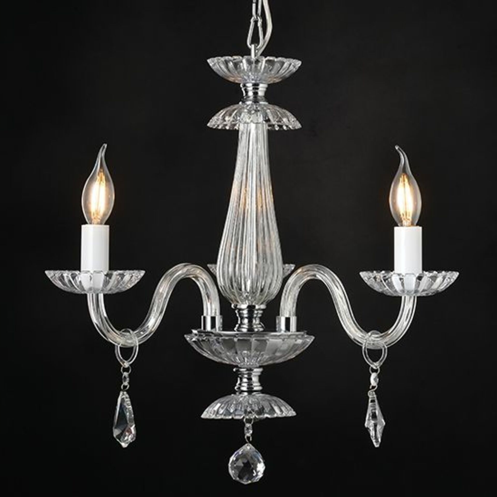 Aca Lighting Crystal závěsné svítidlo BLK80383PCC