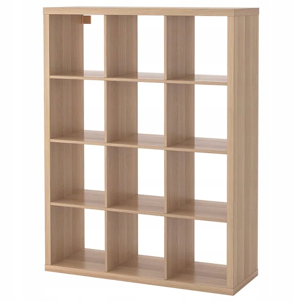 

Ikea Kallax regał półka 112x147 cm Dąb Bejcowany