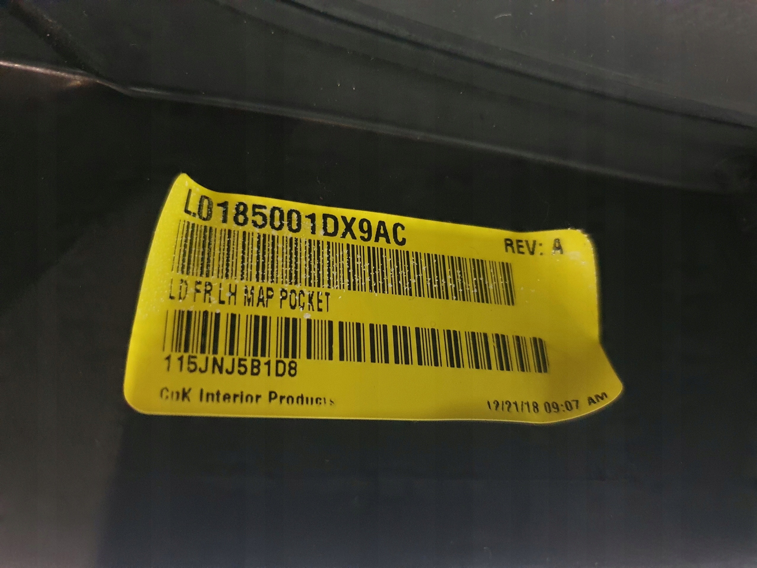 DODGE CHARGER GT 2015- side door left front 6XA071X9AA