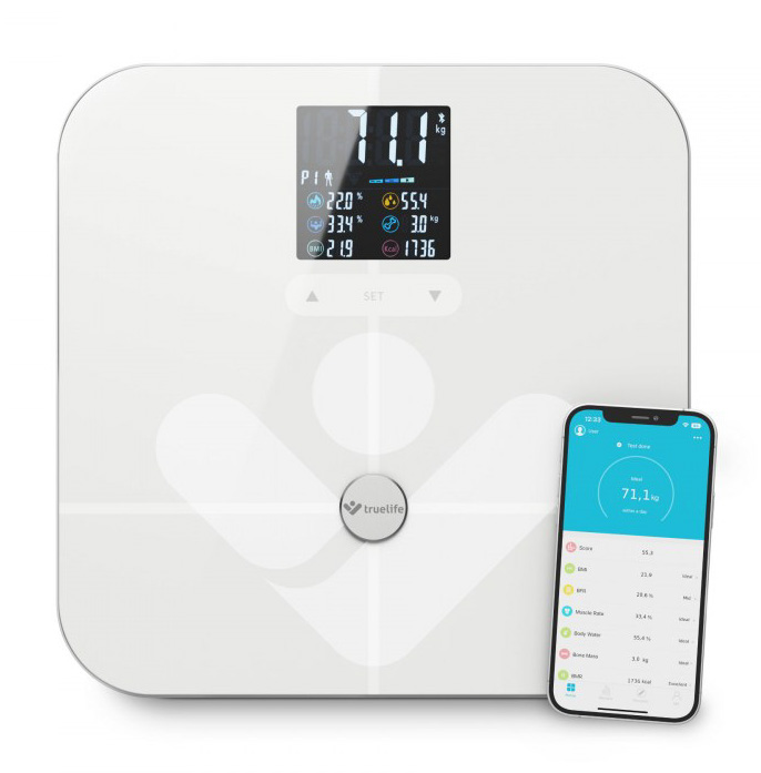 Pokročilá Analytická Koupelnová Váha TrueLife Smart Přesné měření