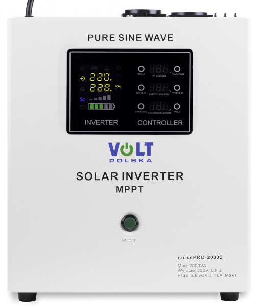 3SPS100012 - СОЛНЕЧНЫЙ ИНВЕРТОР VOLT SINUS PRO 2000S 24V + MPPT 40A