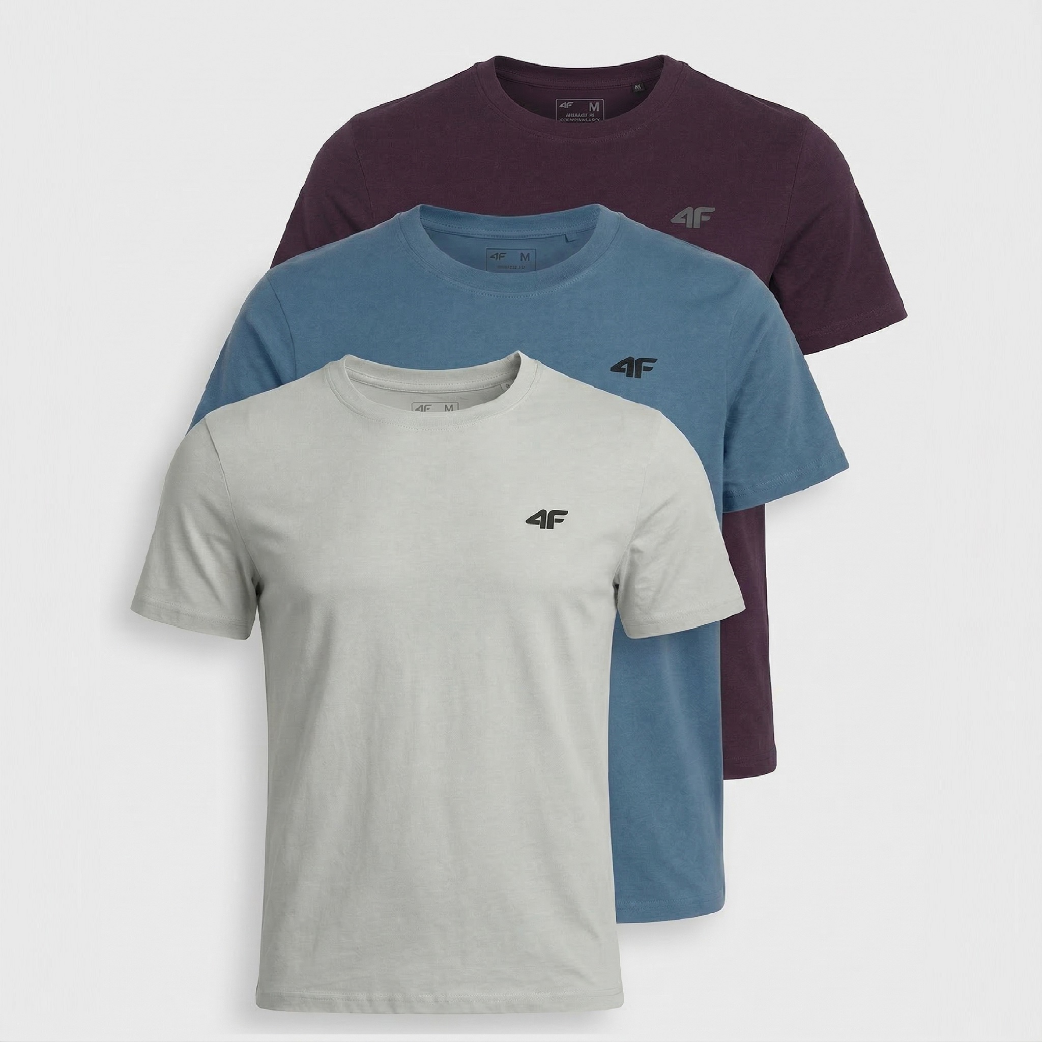 Pánské Tričko 4F Tričko Limitovaná Sada 3 Kusů M3948 SS26