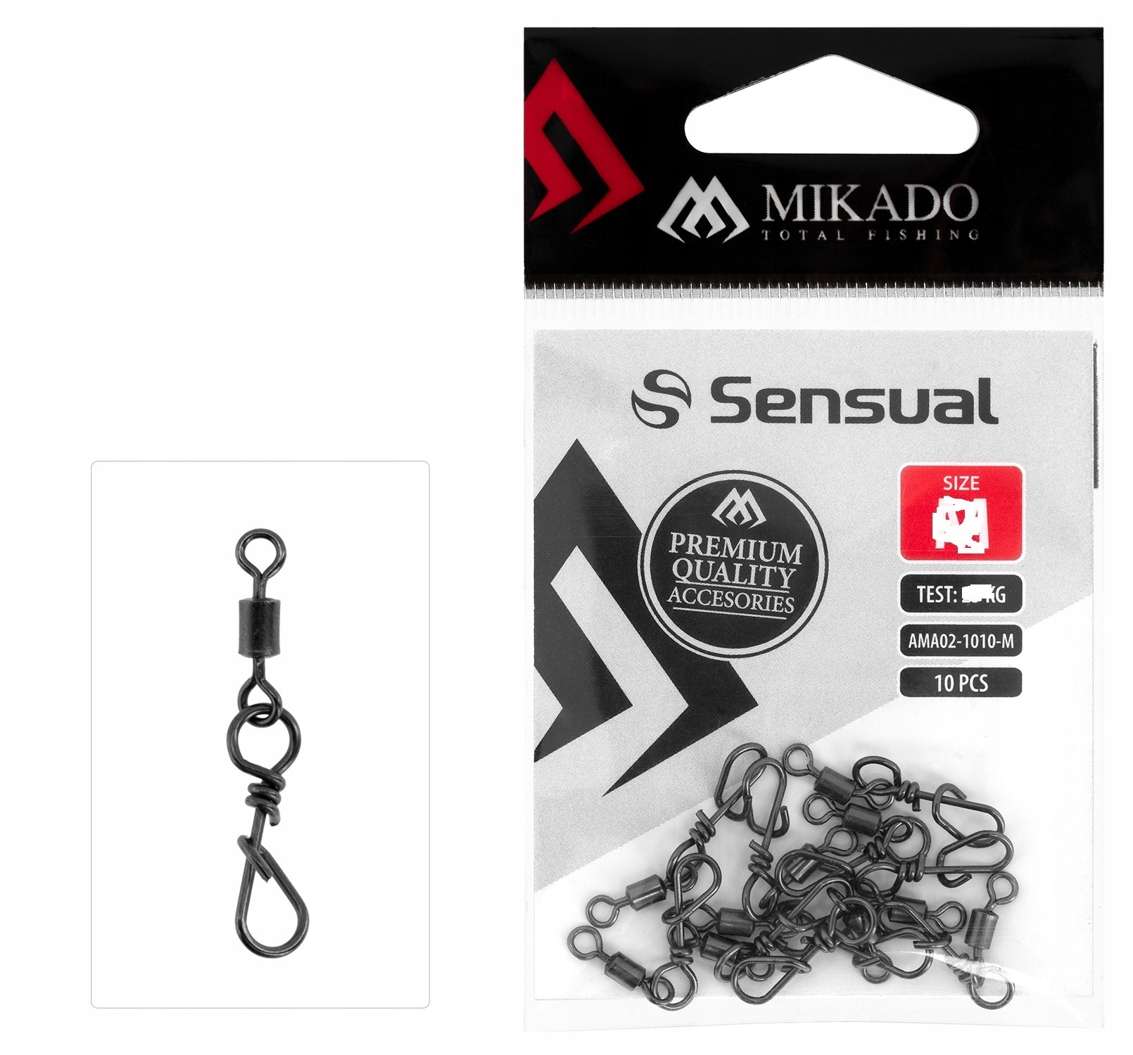 

Mikado Krętlik z agrafką AMA02-1010-L 30kg