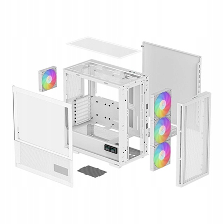 Deepcool MID Tower Case CH560 Digital Side window White Mid-Tower