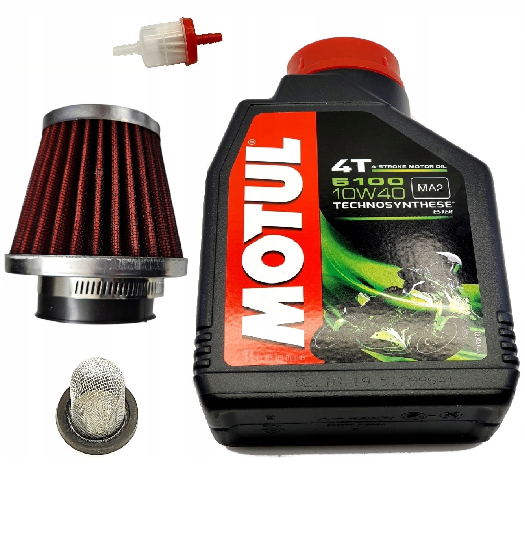 Filtr powietrza oleju paliwa Bashan Motul 5100 10W