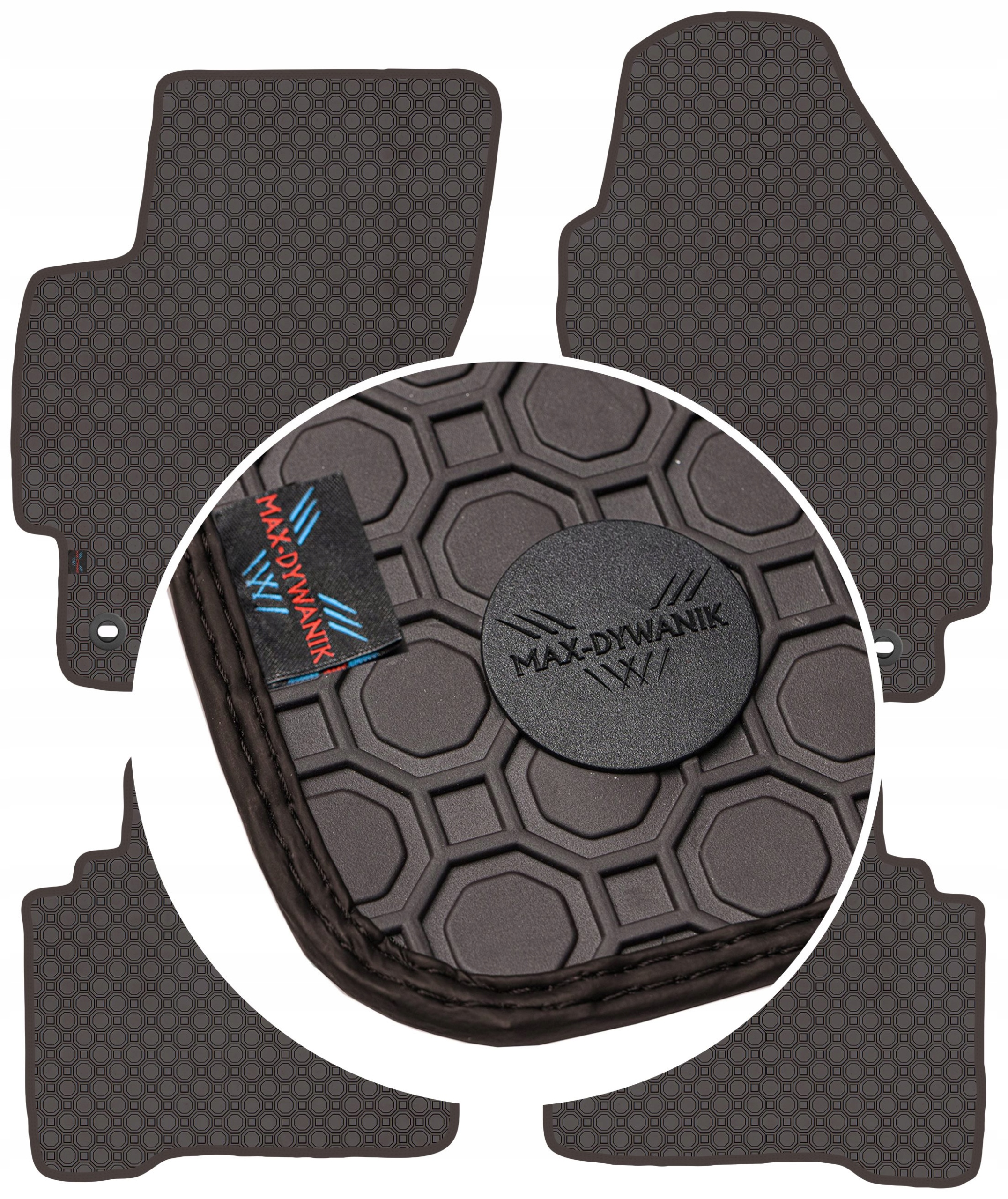 Ford Mondeo MK3 2000-2007 Koberce Hnedé