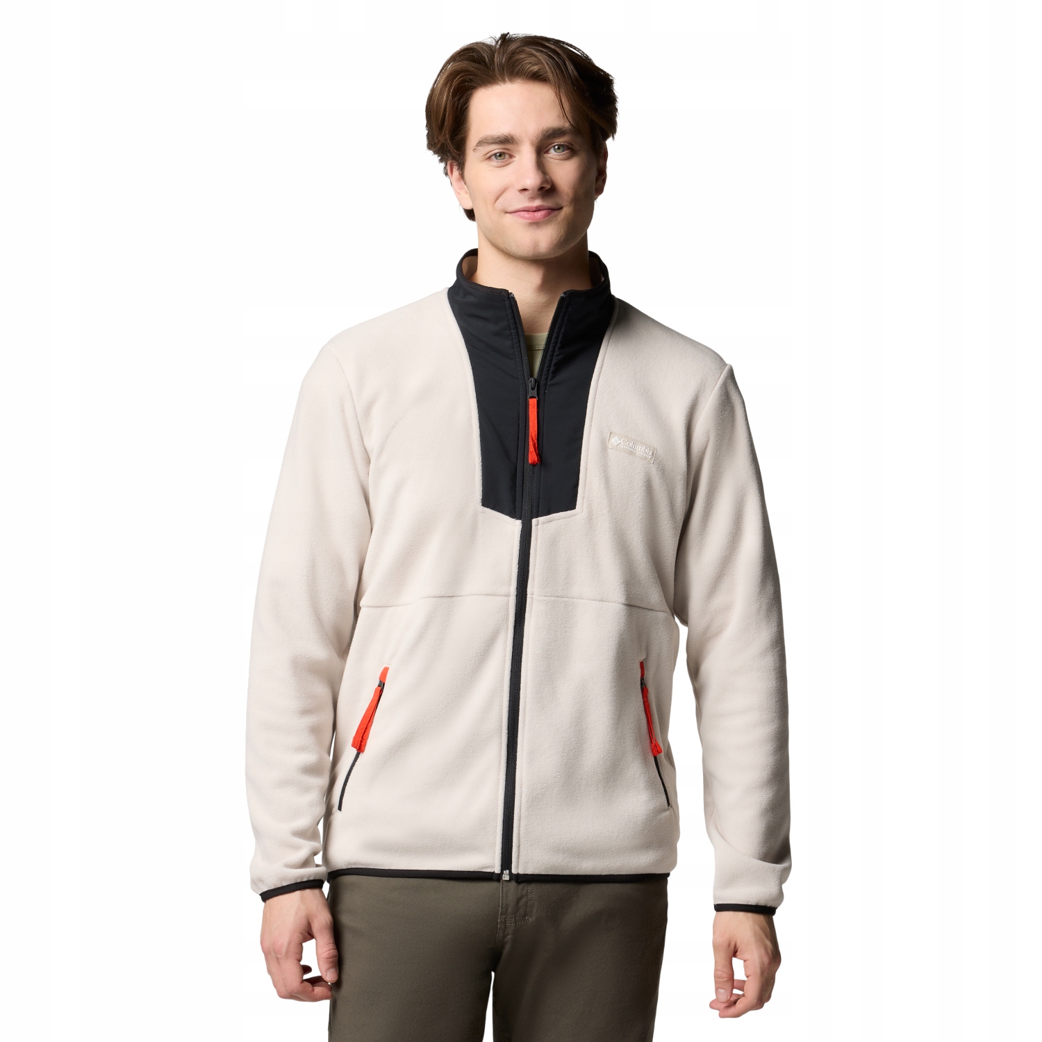 Columbia Sequoia Grove Full Zip Fleece [L] Polar Pánský Polyester Béžová