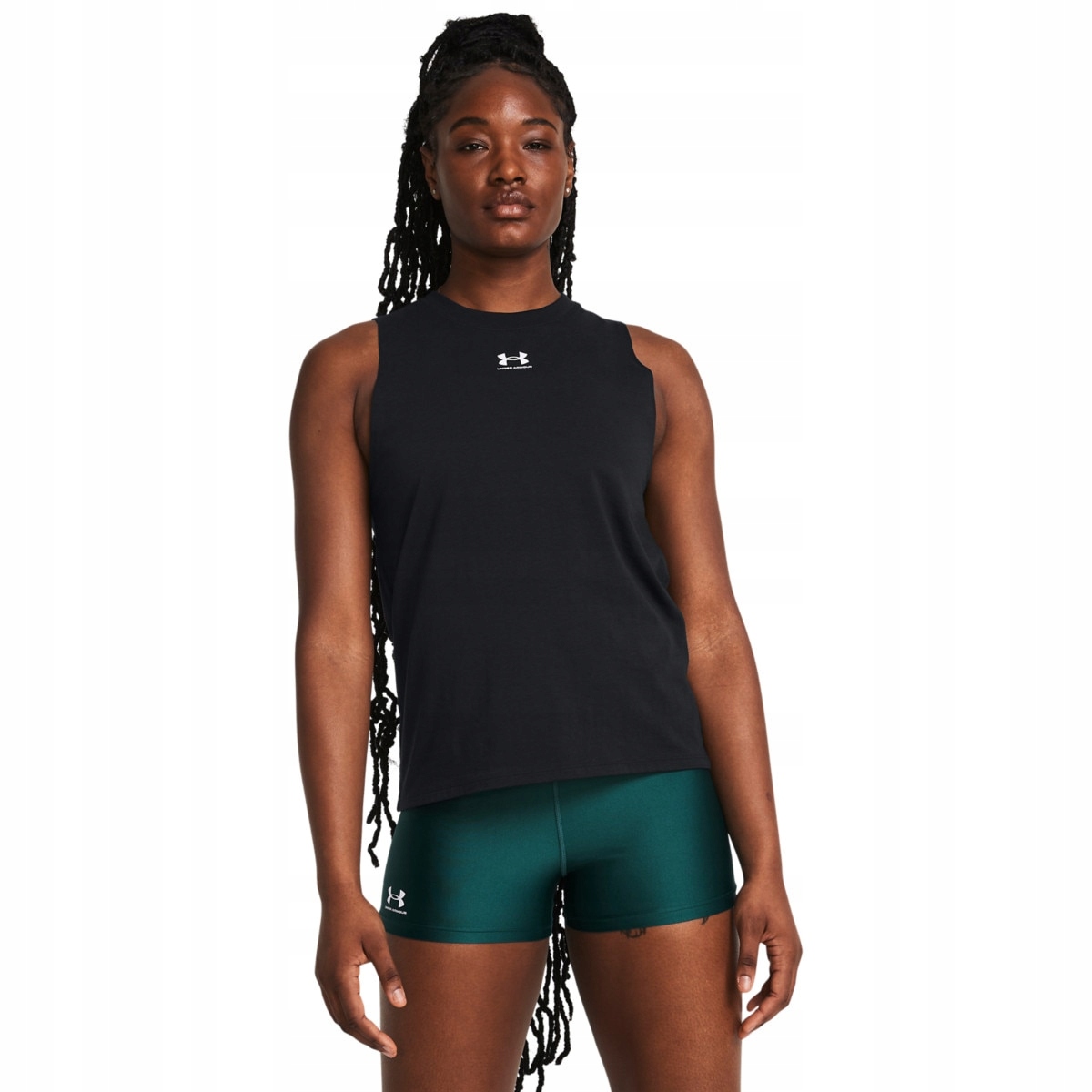 Damski top koszulka Under Armour Ua Rival Muscle Tank Czarny S