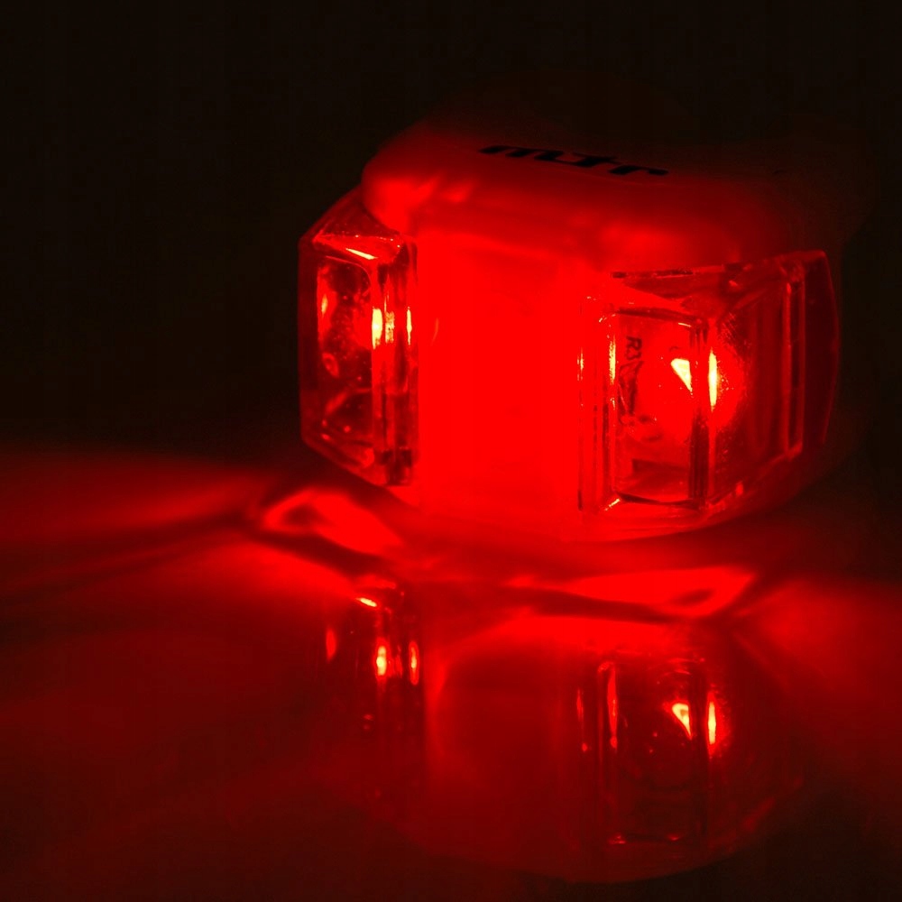 ZESTAW LAMPEK ROWEROWYCH METEOR FLEX biały 2szt. Model FLEX