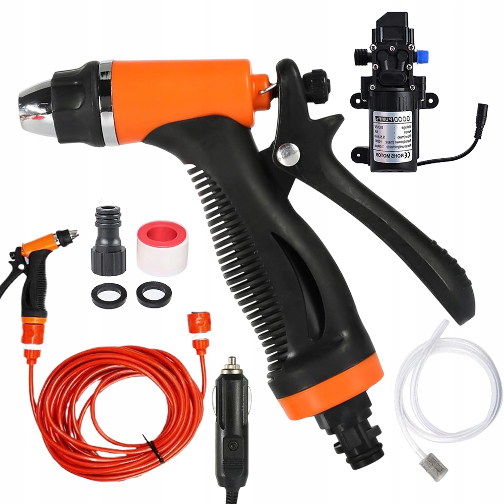 Aku Zahradní Tlačná Myčka Pistole 12V 100W
