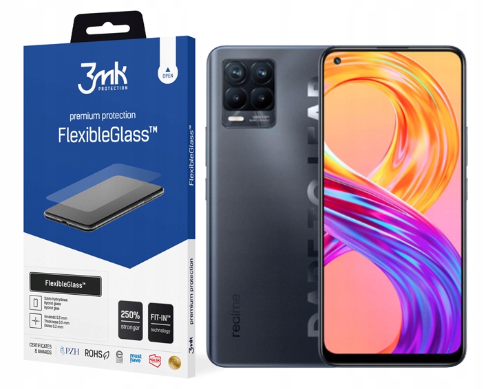 

Szkło Hybrydowe FlexibleGlass 3MK do Realme 8 Pro