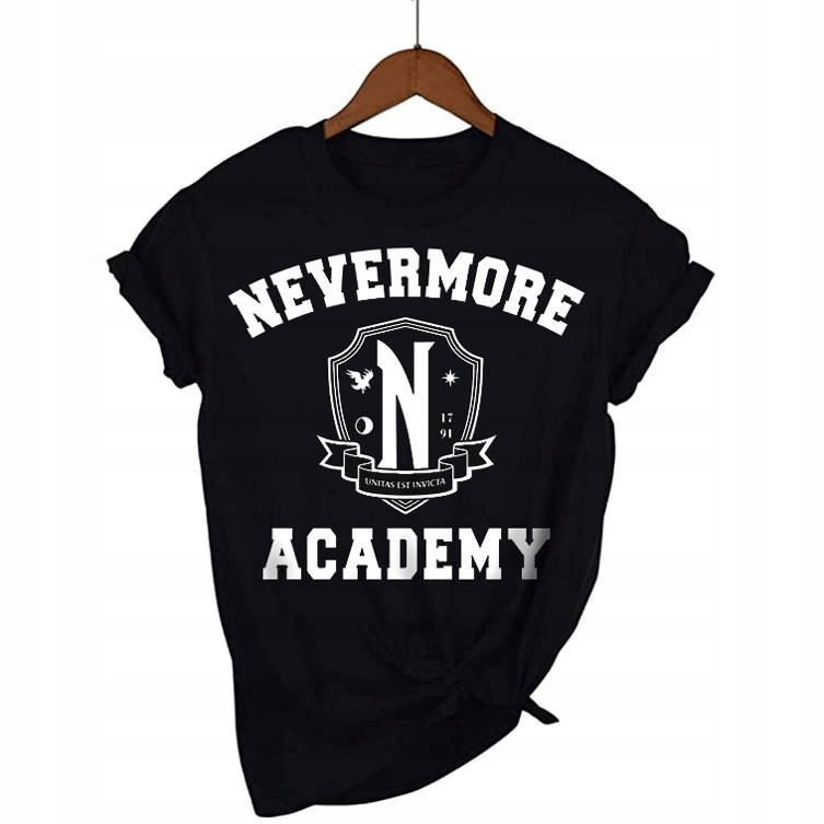 

Koszulka Damska Wednesday Nevermore Academy Xs