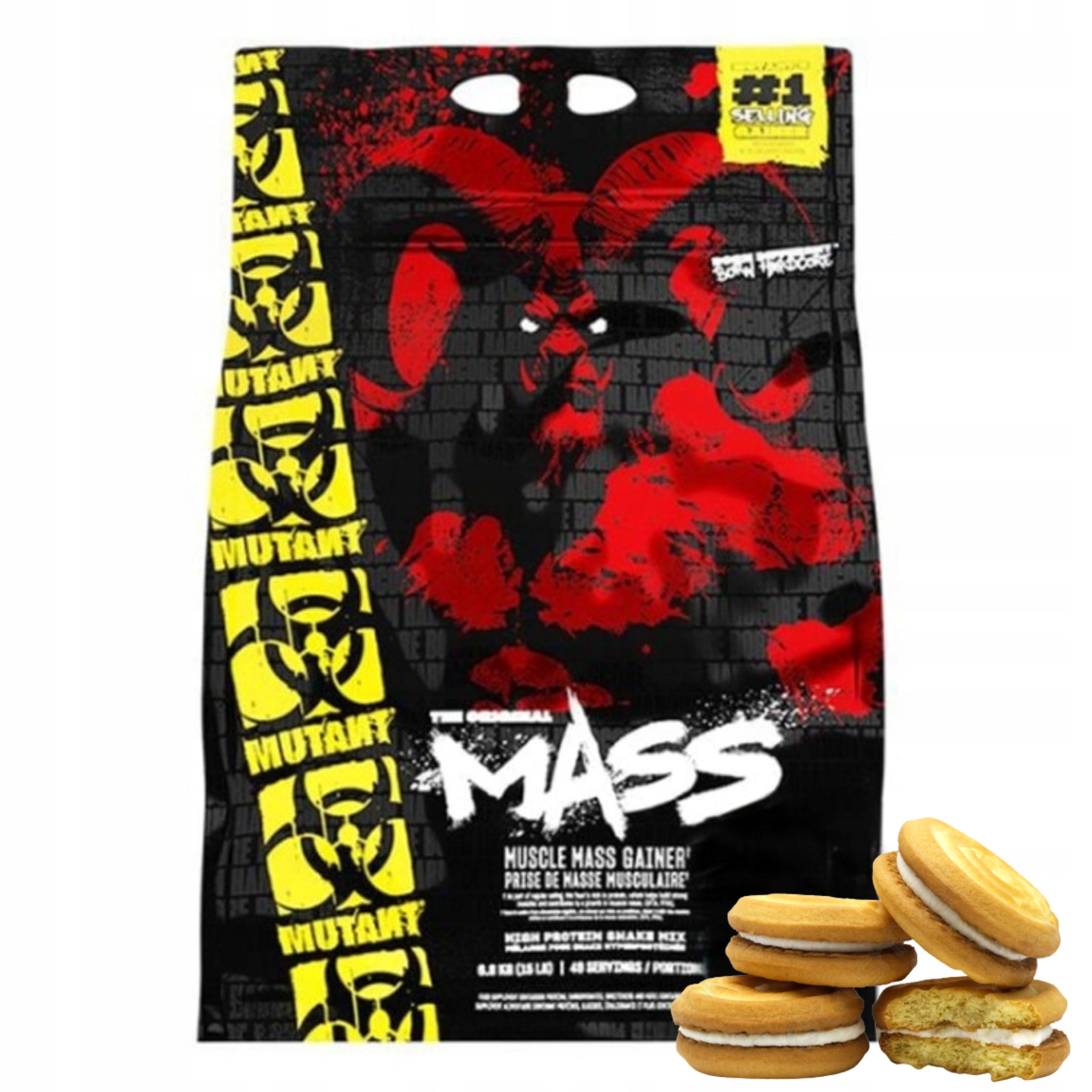 Pvl Mutant Mass 6800g Gainer Sacharidy Cookie 6,8 kg