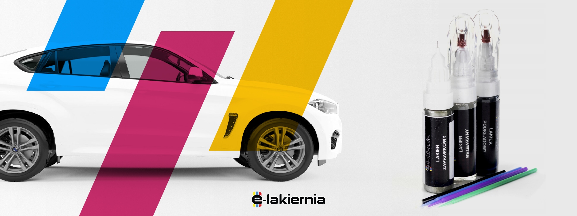 LAKIER ZAPRAWKA 2W1 + BEZBARWNY SAMOCHODOWY ZAPRAWKOWY VOLKSWAGEN LC9A Producent E-lakiernia