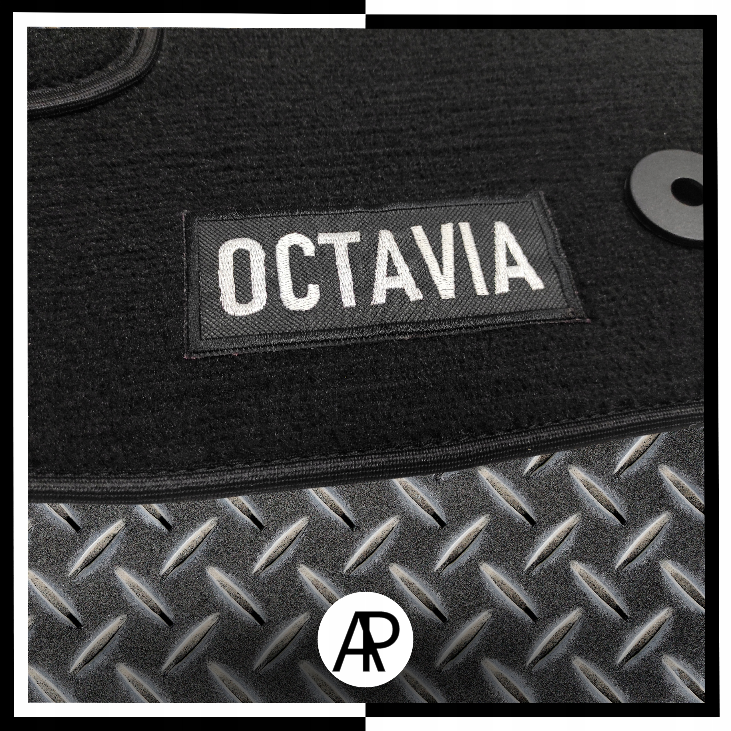 Dywaniki welurowe Skoda Octavia 1 HAFT Zestaw wieloelementowy tak