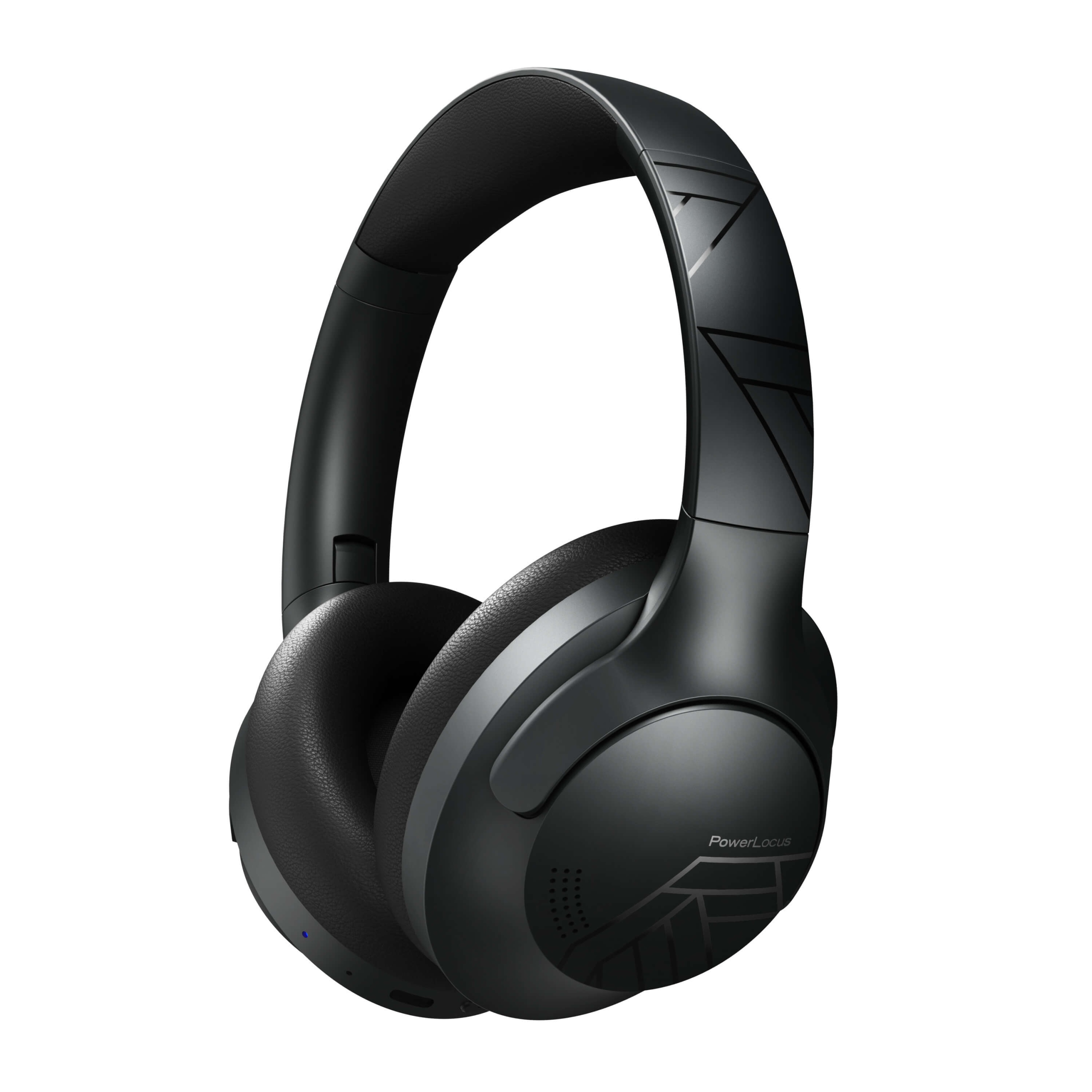 Bluetooth sluchátka PowerLocus P3 Black Mikrofon Pouzdro Aux Bt Bluetooth