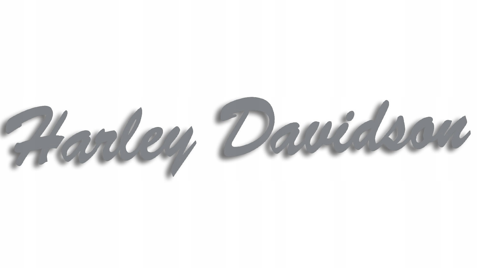 

Wycinana naklejka Harley Davidson szara