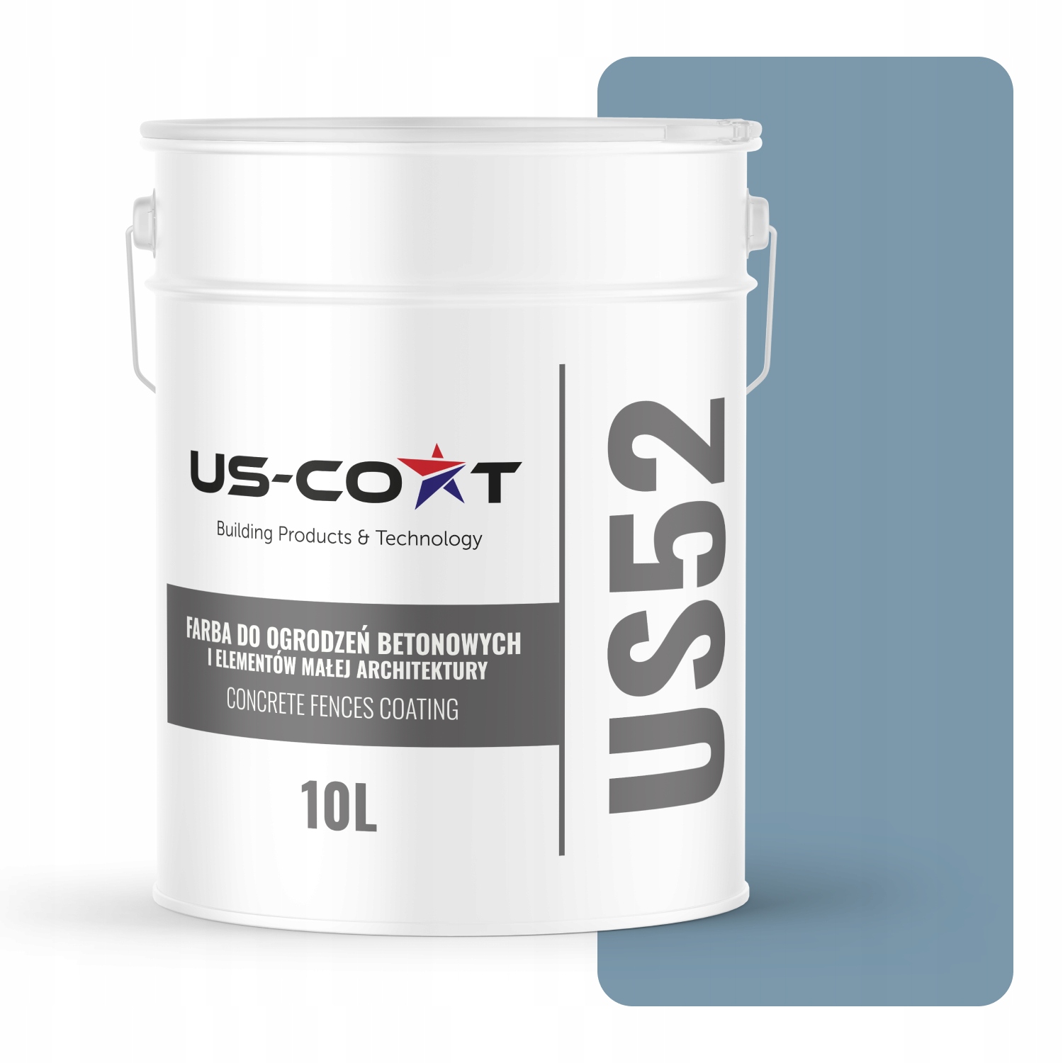 Farba Na Betón Na Maľovanie Plotov Betónová Modrá F126 10L