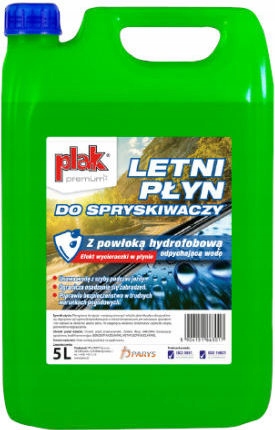 

Plak Pre Letni Płyn Do Spryskiwaczy Hydrofobowy 5L