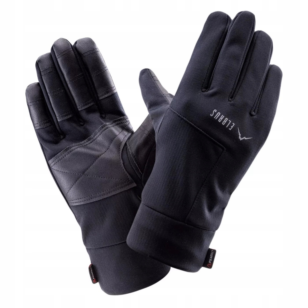 Rękawiczki Damskie Elbrus Tinio Polartec Windbloc Czarny Roz. L/XL